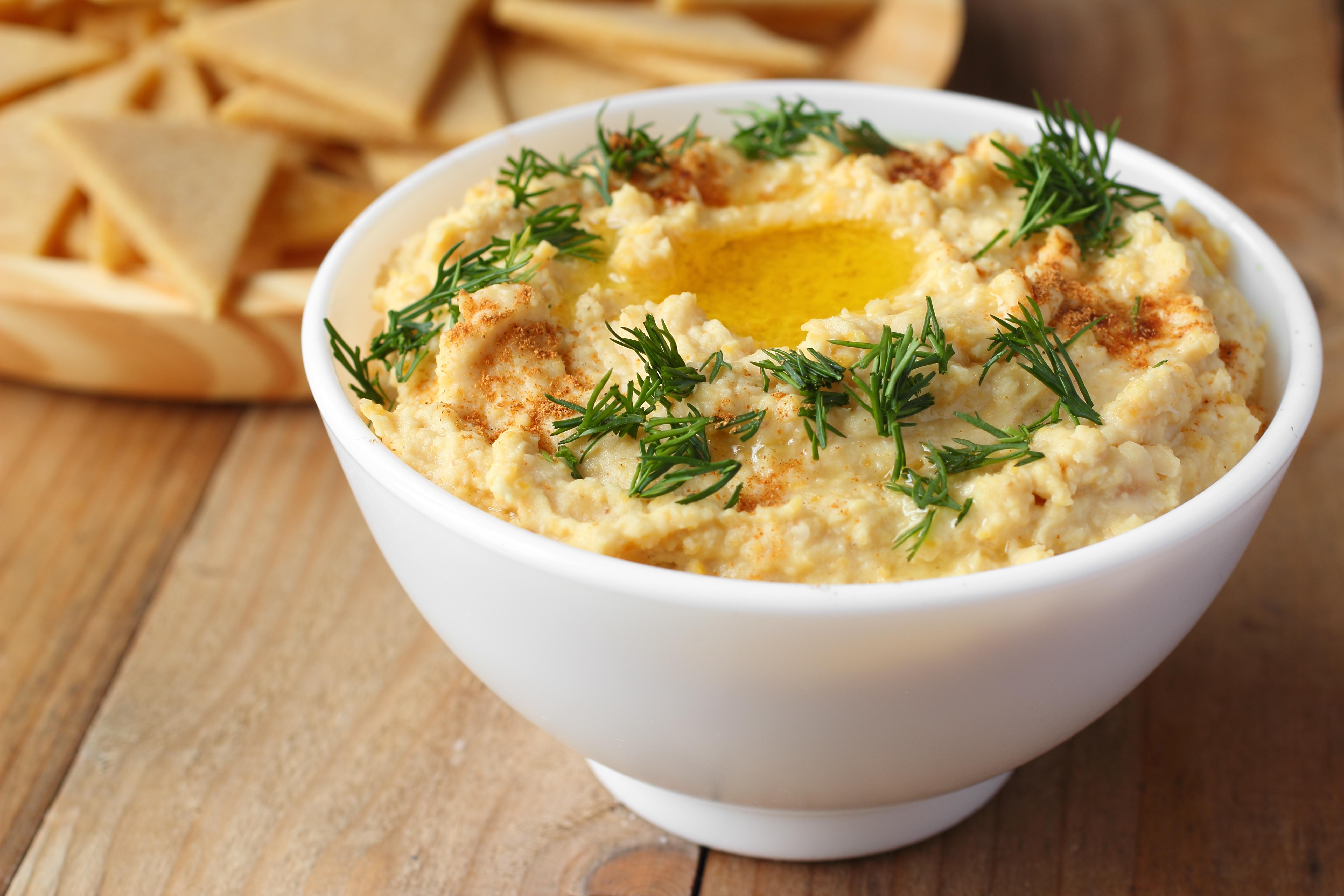 Hummus, een lekkere en gezonde snack